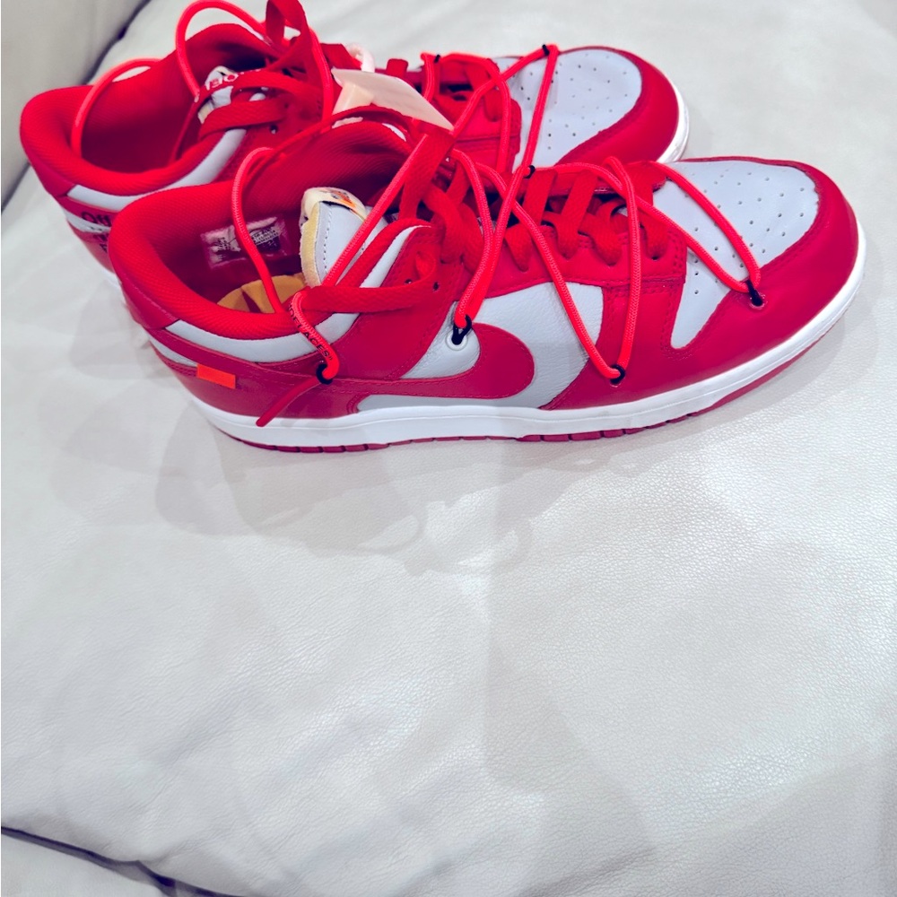 Nike Dunk Low Off-White University Red